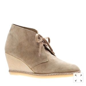 JCrew MacAlister Chestnut Wedge Boot, sz 10